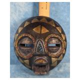 HANDCRAFTED ASHANTI WOOD MASK FROM GHANA