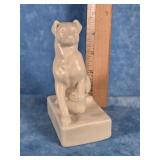 VTG. ROOKWOOD POTTERY DOG PAPERWEIGHT