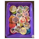 1990'S COLLECTIBLE PINS BOX LOT