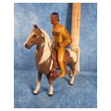 1950'S HARTLAND PLASTICS TONTO & SCOUT HORSE SET