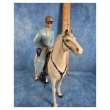 1950'S HARTLAND PLASTICS LONE RANGER WITH HORSE