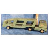 VTG. TONKA PRESSED STEEL CAR HAULER 18'