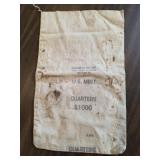VTG. U.S. MINT QUARTER CANVAS BAG