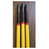 3 WOODEN JUGGLING STICKS 17'