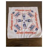BUD LIGHT SPUDS MACKENZIE BEER GLASS & BANDANA