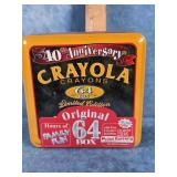 CRAYOLA  4OTH ANNIVERSARY TIN WITH CRAYONS SEALED