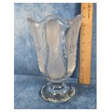 MIKASA WALTHER FROSTED CRYSTAL SWAN PITCHER