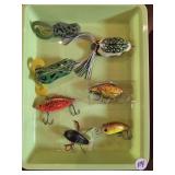 FISHING LURES BOX LOT