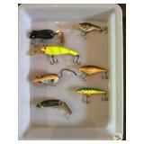 FISHING LURES BOX LOT