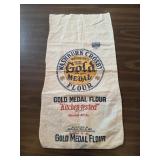 WASHBURN GOLD METAL FLOUR BAG
