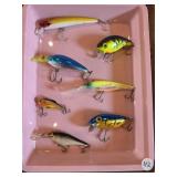 FISHING LURES BOX LOT