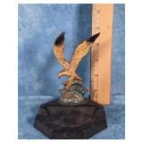 CAST IRON FLYING BIRD ASHTRAY