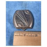 VTG. ART DECO STYLE METAL POWDER COMPACT