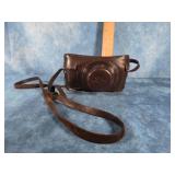 VINTAGE BROWN LEATHER LEICA CAMERA CASE