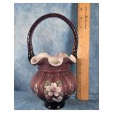FENTON 1997 LYNN FENTON #728 PURPLE OVERLAY BASKET