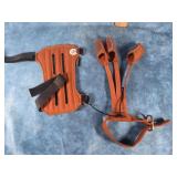 TOPARCHERY ARM GUARD & 3 FINGER SHOOTING TAB