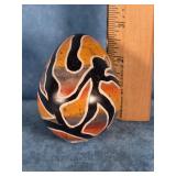 KENYA HAND MADE CARVED STONE EGG