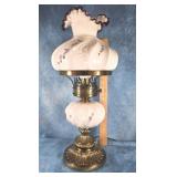 FENTON PLUM CREST LILAC PAISLEY STUDENT LAMP