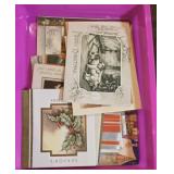 VINTAGE GREETING CARDS BOX LOT