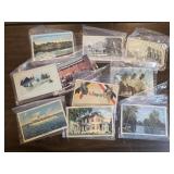 11 COUNT VINTAGE POSTCARDS