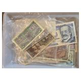 FOREIGN CURRENCY BOX LOT