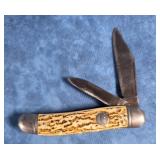 VTG. IMPERIAL 2 BLADE FOLDING POCKET KNIFE