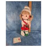 1989 PRECIOUS MOMENTS 'MISSY' CHRISTMAS DOLL