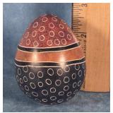 HAND CARVED SOAPSTONE EGG MADE IN KENYA
