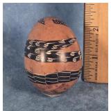 HAND CARVED SOAPSTONE EGG MADE IN KENYA