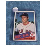 1985 ROGER CLEMENS ROOKIE BASEBALL CARD RED SOX