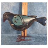 HANDCRAFTED RECYCLED IRON BIRD FIGURINE