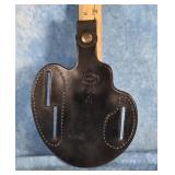 ROY'S LEATHER GOODS BLACK PANCAKE HOLSTER