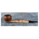 VENTURI BRIAR WOOD WITH NYLON SHANK TOBACCO PIPE