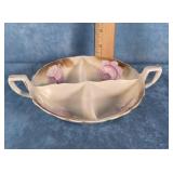 R S GERMANY PORCELAIN DOUBLE HANDLED DIVIDED DISH