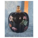HAND-PAINTED CERAMIC PUMPKIN