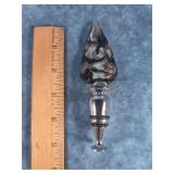 HANDCRAFTED ART GLASS WINE BOTTLE STOPPER