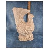 LARGE CERAMIC TURKEY VASE THANKSGIVING DECOR 12'