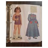 'CHILDREN' 1940'S PAPER DOLLS & CLOTHES IN BINDER