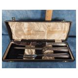 SHEFFIELD SILVER PLATE 3-PIECE CARVING SET