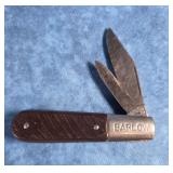 VTG. IMPERIAL 2 BLADE BARLOW FOLDING POCKET KNIFE