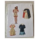 1940'S WWII ARMED FORCES PAPER DOLLS & CLOTHES