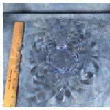 CAMBRIDGE CAPRICE MOONLIGHT BLUE FOOTED PLATE