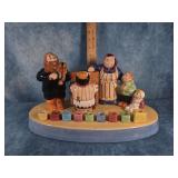 LOTUS INTERNATIONAL CERAMIC FAMILY SINGING MENORAH