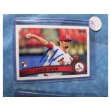 AUTOGRAPHED LANCE LYNN US114  BASEBALL CARD