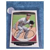 AUTOGRAPHED 2013 CARSON KELLY BASEBALL CARD
