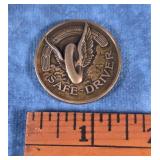 1940 SAFE DRIVER MEDAL / COIN