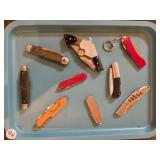 POCKET KNIVES BOX LOT