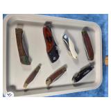POCKET KNIVES BOX LOT