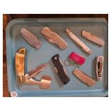 POCKET KNIVES BOX LOT