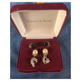 CAMROSE & KROSS JACQUELINE KENNEDY DROP EARRINGS
